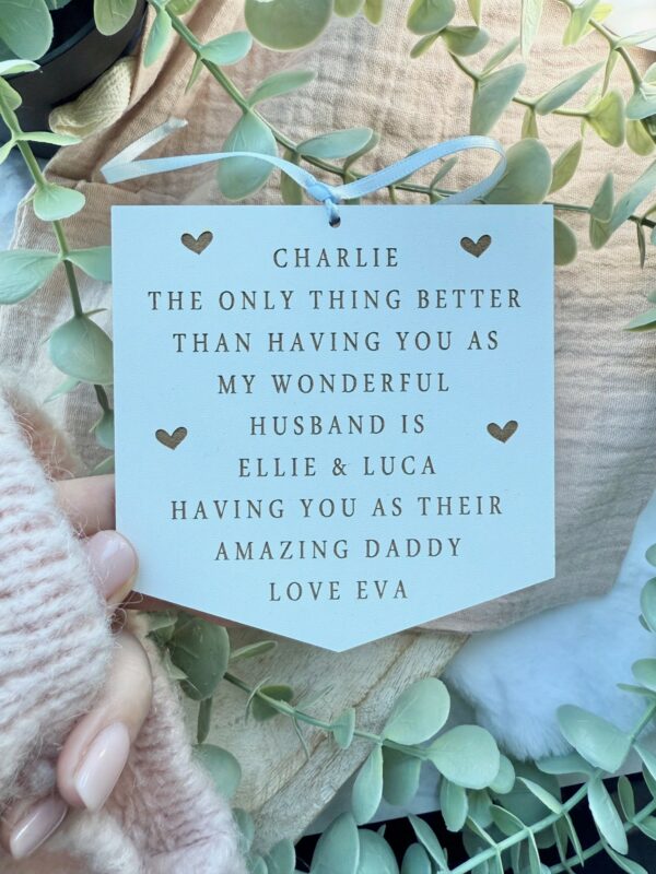 Husband (Partner) & Daddy The Only Thing Better Plaque (WH)