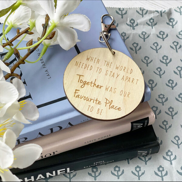 Together Is Our Favourite Place To Be KEYRING