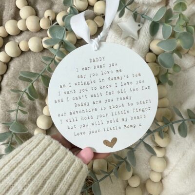 Daddy To Be Are You Ready Hanging Decoration 2