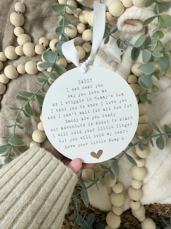 Daddy To Be Are You Ready Hanging Decoration 2