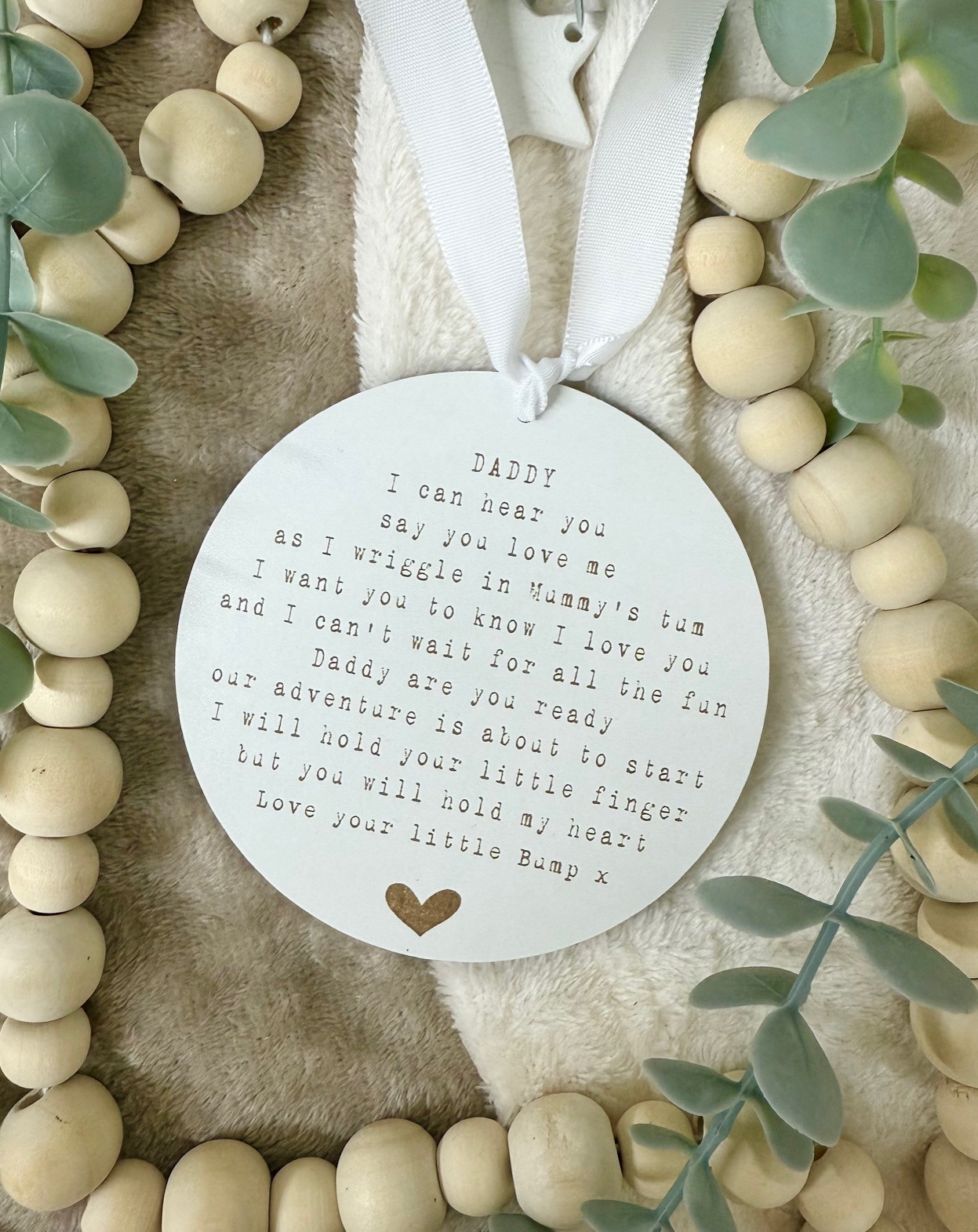 Daddy To Be Are You Ready Hanging Decoration