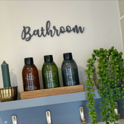 BATHROOM 3D Acrylic Sign
