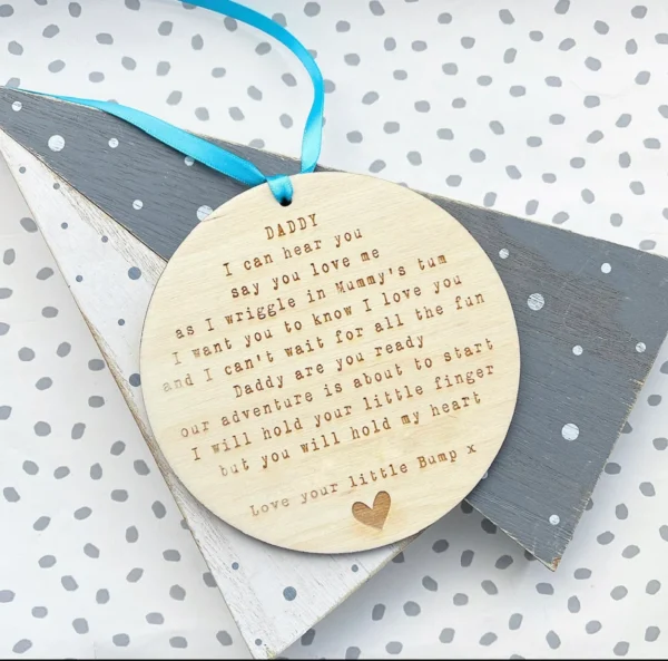 Daddy To Be Are You Ready Hanging Decoration - Image 2