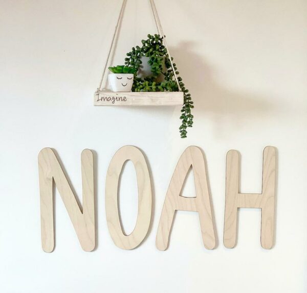 30cm TALL Personalised Wall Decor Name Sign Individual Letters - Image 4