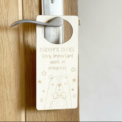 Daddy's OFFICE Personalised DOOR Sign