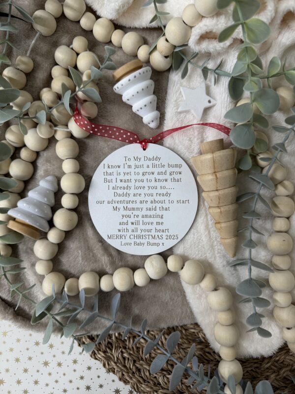 Christmas 2025 Letter From Bump Daddy To Be Sign (WH) 4