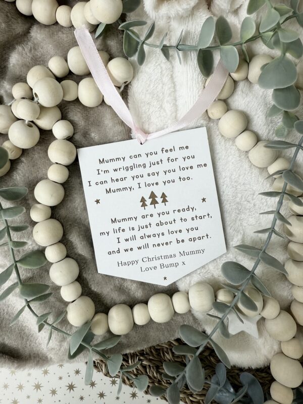 Gift From Bump Mummy To Be at CHRISTMAS Decoration (WH) 2