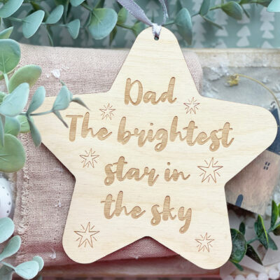 The Brightest Star In The Sky Personalised Keepsake Decoration