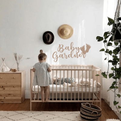 Baby Footprints Personalised Decorative Sign - Baby Shower Sign