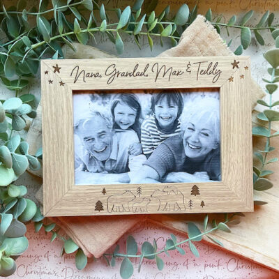 Grandparents & Their Baby Bears Personalised Photo Frame