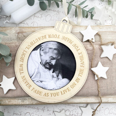 Your Beautiful Light Will Never Fade As You Live On In The Family You Made Photo Decoration