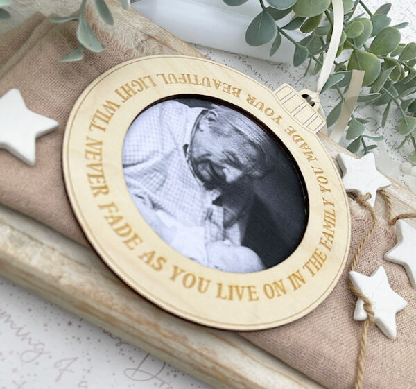 Your Beautiful Light Will Never Fade As You Live On In The Family You Made Photo Decoration - Image 2