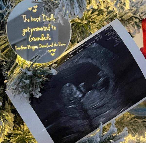 The Best Dads Get Promoted Mirrored Decoration - Image 2