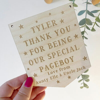 PAGEBOY or BRIDESMAID Sign - Will You Be Our Pageboy, Will You Be My Bridesmaid