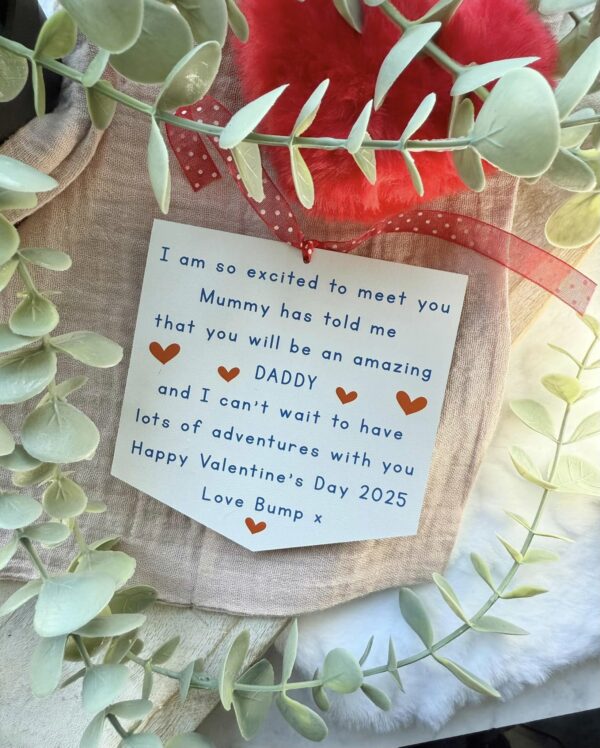 DADDY TO BE Happy Valentine's Hanging Flag Decoration (PR) - Image 2