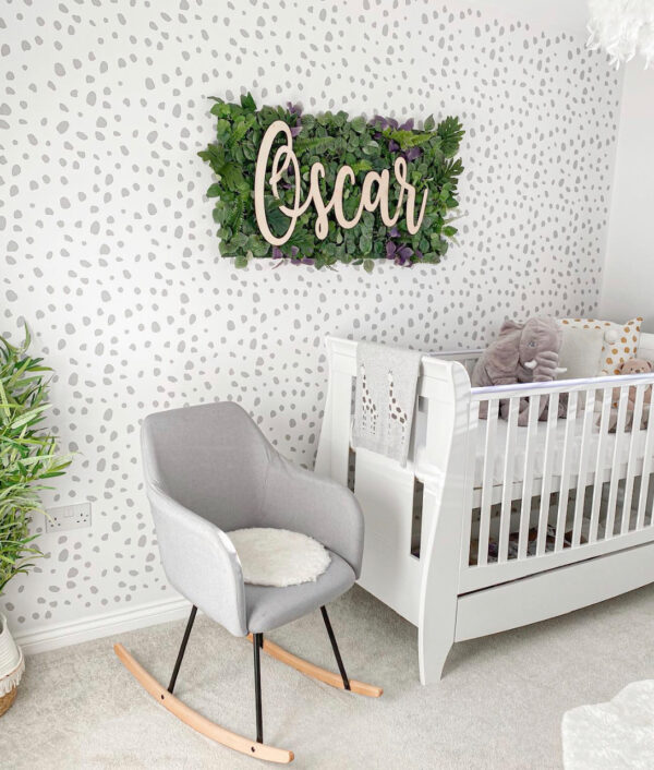 Personalised Wooden Name Sign - Custom Wall Art - Image 9
