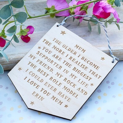 MUM (Grandparent) My Friend My Rock Plaque