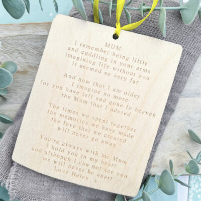 You Are Always With Me Mum Remembrance Sign