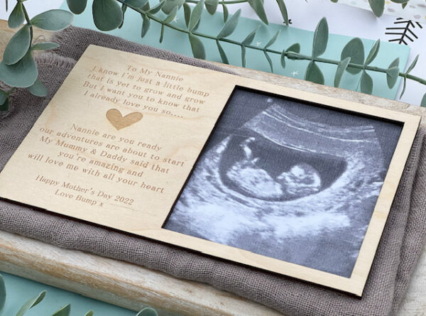 2025 EDITION Grandparent To Be MOTHER'S Day MAGNET Scan Frame Decoration - Image 3