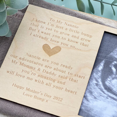 2025 EDITION Grandparent To Be Mother's Day Magnet Scan Frame Decoratio5