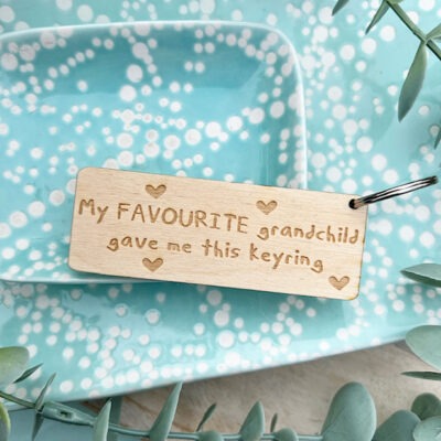 My Favourite Grandchild Keyring