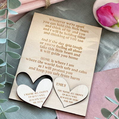 I Maybe All Grown Up MUM & Daughter/Son Keepsake Token