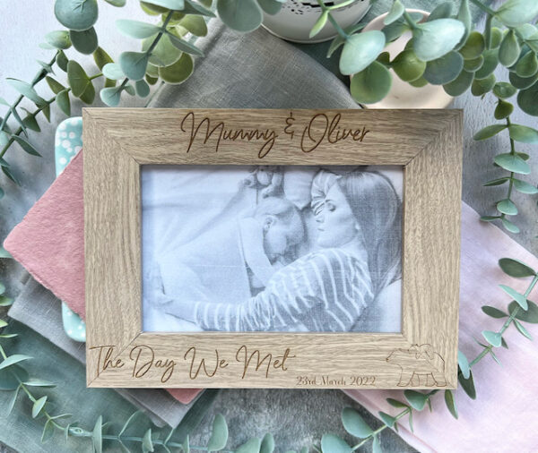 My Mummy & Me The Day We Met Photo Frame