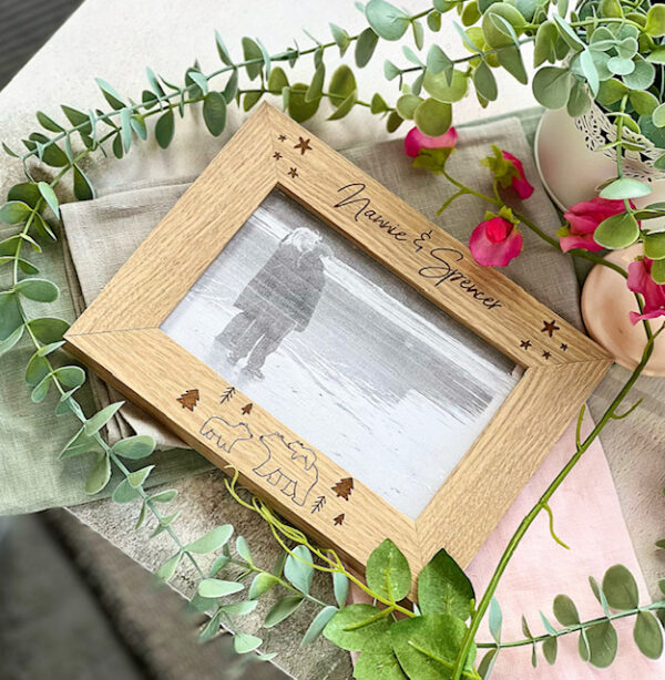 Grandparent & Her Baby Bears Personalised Photo Frame - Image 2