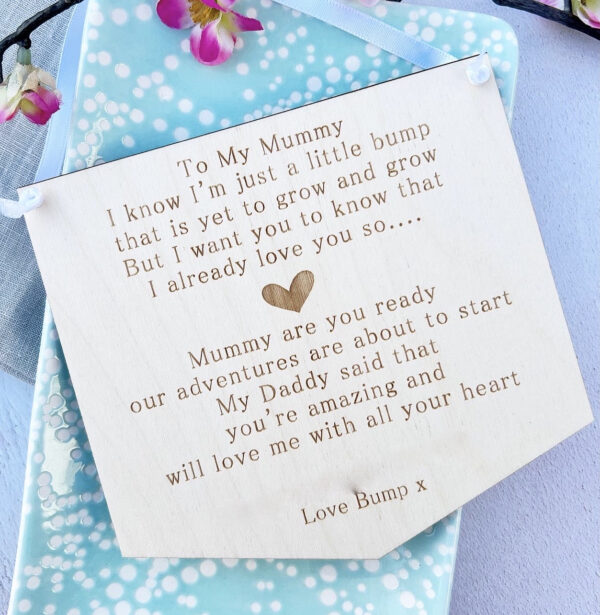 MUMMY TO BE I Already Love You Personalised Sign
