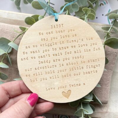 TWINS Daddy Are You Ready Hanging Decoration