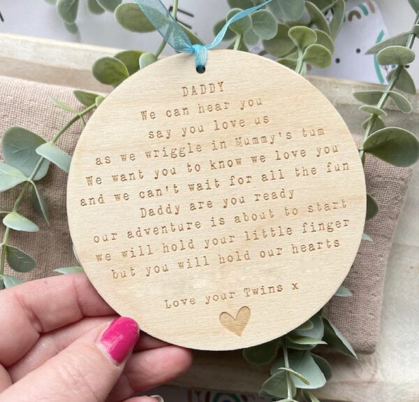 TWINS Daddy Are You Ready Hanging Decoration