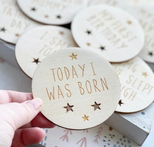 My First Year Milestone Plaques x12 Baby Milestone - Image 4
