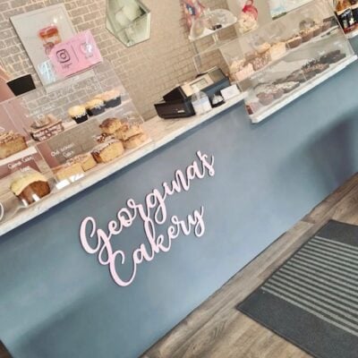 EXTRA LARGE 80cm Wooden Double Name or Word Sign
