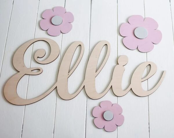 CUSTOMISE Your Own Wooden Wall Art - Name Sign - Image 3