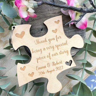 Wedding Favour Keyrings