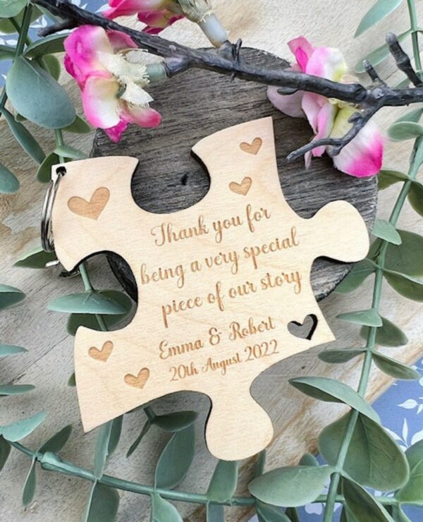 Wedding Favour Keyrings