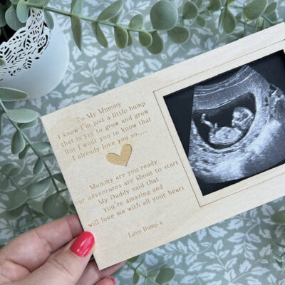 Mummy To Be Magnet Scan Frame