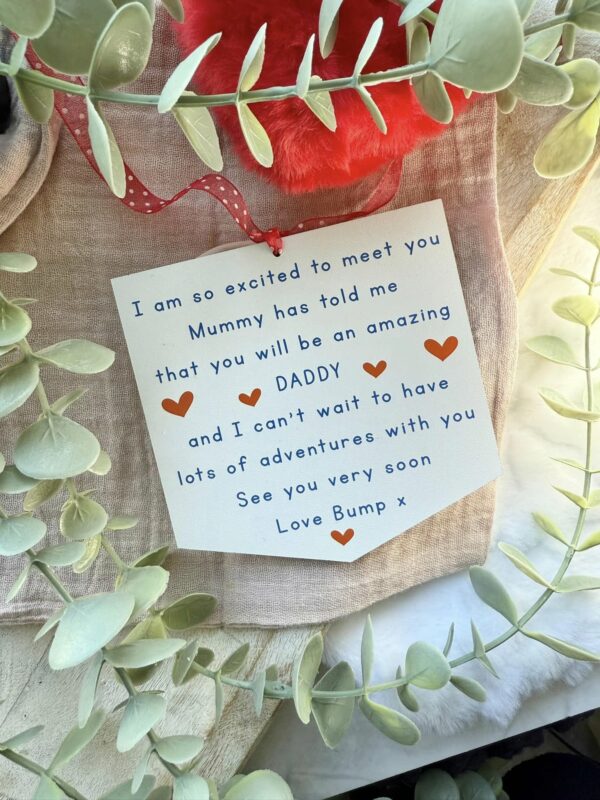 So Excited Gift From Bump DADDY TO BE Sign (PR) - Image 3