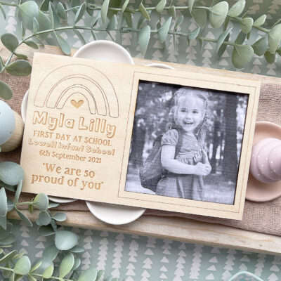 First Day At School PHOTO Magnet Frame