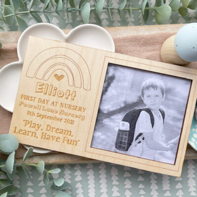 NURSERY or PRE SCHOOL First Day Photo Magnet Frame
