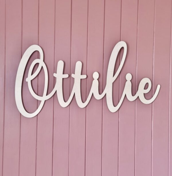 Personalised Wooden Name Sign - Custom Wall Art - Image 7
