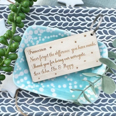 Thank You Surrogate Keyring - Never Forget The Difference You Have Made