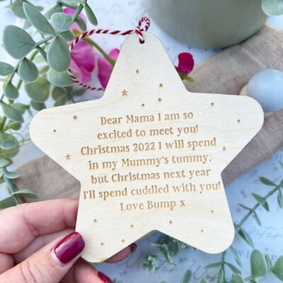MUMMY & MUMMY Christmas 2025 Excited To Meet You Christmas Star