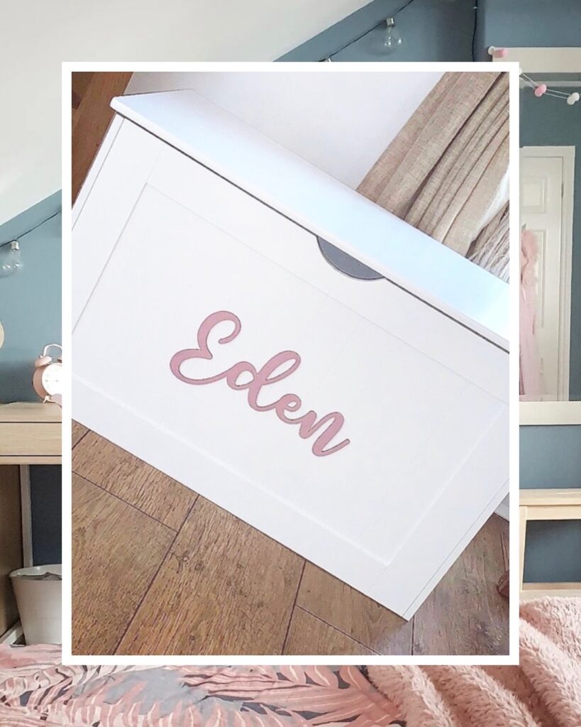 Wooden TOY BOX Name Sign Various Sizes A Beautiful Sign
