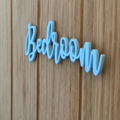BEDROOM 3D Acrylic Sign