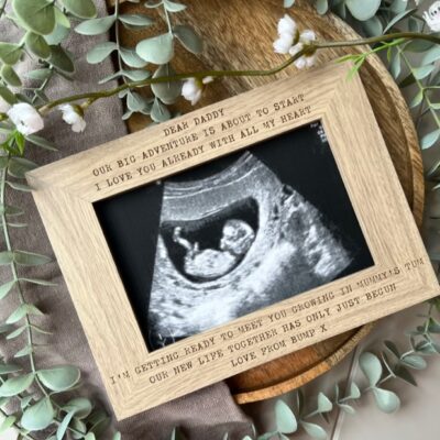 Daddy To Be Our Big Adventure Scan Frame