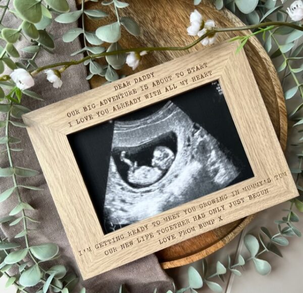 Daddy To Be Our Big Adventure Scan Frame