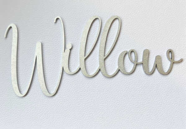 Personalised Wooden Name Sign in ELEGANT Font - Image 5