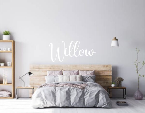 Personalised Wooden Name Sign in ELEGANT Font - Image 7