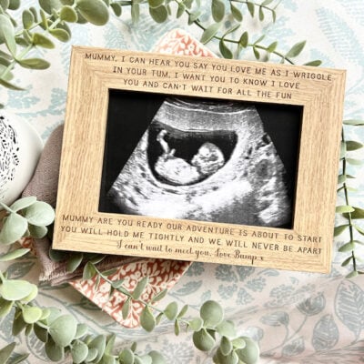 To My Mummy To Be I Can Hear You Say You Love Me Scan Frame - Mother's Day